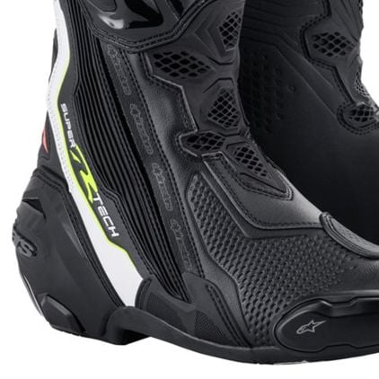 Alpinestars SUPERTECH R2 黒 EUR42（JP26.5） Alpinestars Supertech R Black White Red Flu Yellow Flu - Chromeburner