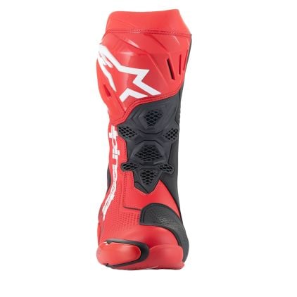 Alpinestars Supertech R Boots Bright Red Red Fluo - Chromeburner