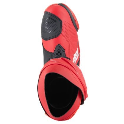 Alpinestars Supertech R Boots Bright Red Red Fluo - Chromeburner