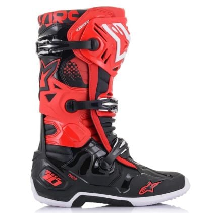 Alpinestars Tech 10 Red Black - Chromeburner