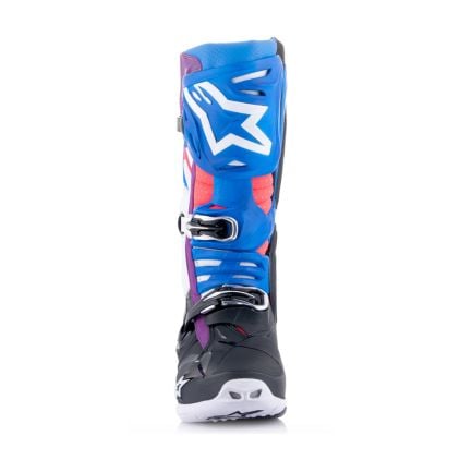 Alpinestars Tech 10 Supervented Black Enamel Blue Purple White