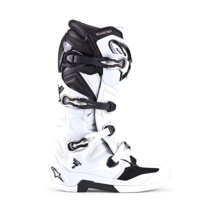 Alpinestars Tech 7 Boots White Black - Chromeburner