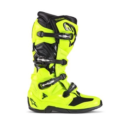 Alpinestars Tech 7 Boots Yellow Fluo Black - Chromeburner