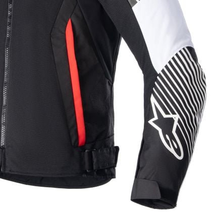 Alpinestars Zaca Air Jacket Black White Red Fluo - Chromeburner