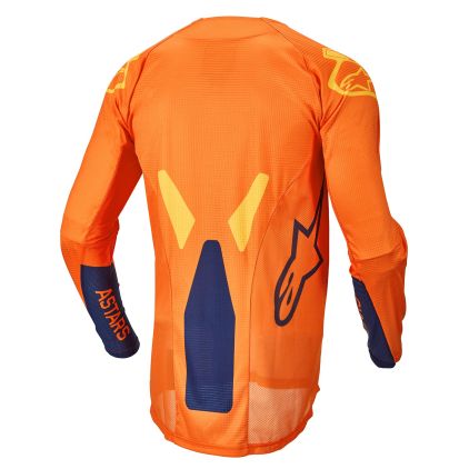 Maglia Alpinestars Racer Supermatic Per Uomo, Colore Anthracite/Orange. Il Top Per Il Motorsport, Dal Design Aggressivo E Materiali Di Alta Qualità.