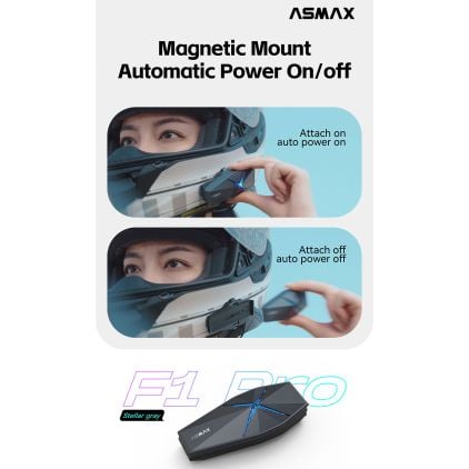 ASMAX F1 Pro Bluetooth Communication System Duo Pack - Chromeburner