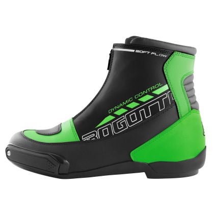 Bogotto Lap Black Green Motorcycle Shoes - Chromeburner
