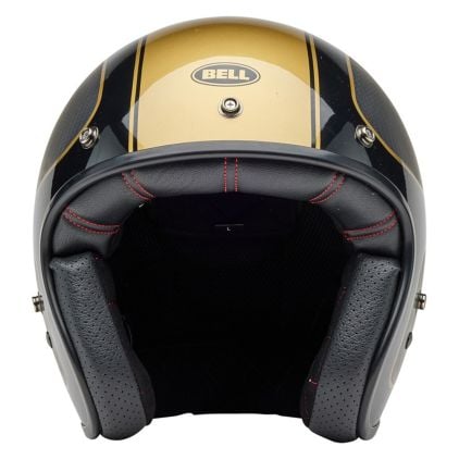 Bell Custom 500 Carbon RSD Checkmate Matte Gloss Black Gold Jet