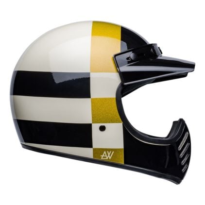 BELL Moto-3 × Atwyld Orbit（Mサイズ）ヘルメット Bell Moto-3 Atwlyd Orbit Gloss Black White Helmet Full Face