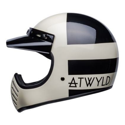 Bell Moto-3 Atwlyd Orbit Gloss Black White Helmet Full Face
