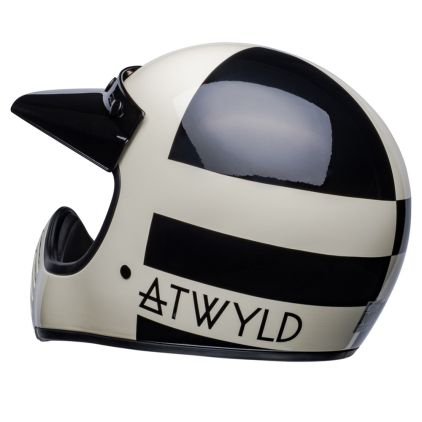 Bell Moto-3 Atwlyd Orbit Gloss Black White Helmet Full Face