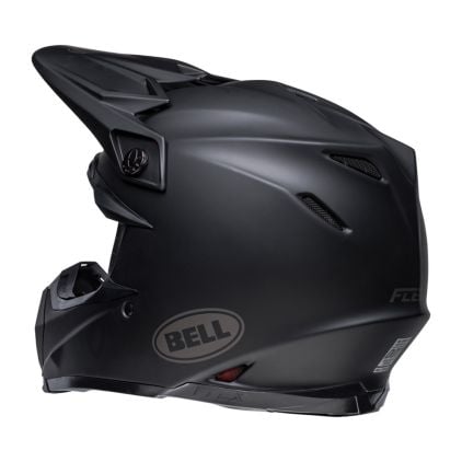Bell Moto-9S Flex Solid Matte Black Helmet Full Face - Chromeburner