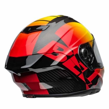 Bell Race Star DLX Flex Offset Gloss Black Red Full Face Helmet