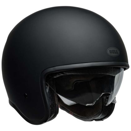 Bell Tx 501 Matte Black Open Face Helmet - Chromeburner