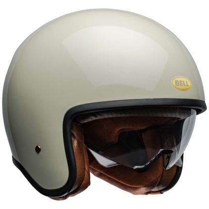 セキュリティ・セーフティ bell buco Thompson mtx tt co vintage xl Bell Tx 501 Vintage White Open Face Helmet - Chromeburner
