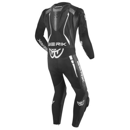 Berik Absolute GP Black White 1PC Leather Motorcycle Suit