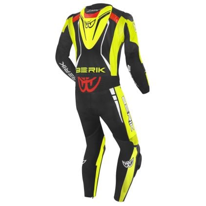 Berik Absolute GP Black Red Yellow 1PC Leather Motorcycle Suit