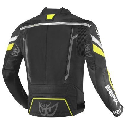 Berik Absolute Race Black Neon Yellow Anthracite Leather