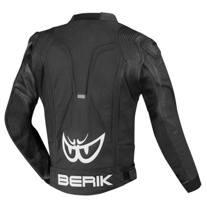 Berik Air-B Black Leather Motorcycle Jacket - Chromeburner