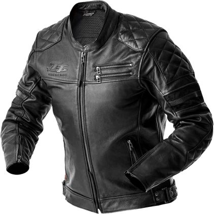 RST Hillberry D3O Motorcycle Leather Jacket - Chromeburner