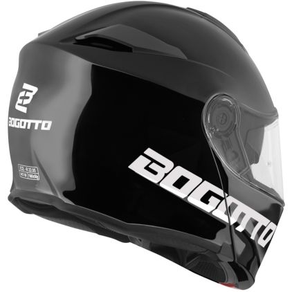 Bogotto V271 SPN Black Modular Helmet - Chromeburner