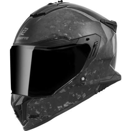 Bogotto FG-601 Forged Carbon Black Enduro Helmet - Chromeburner