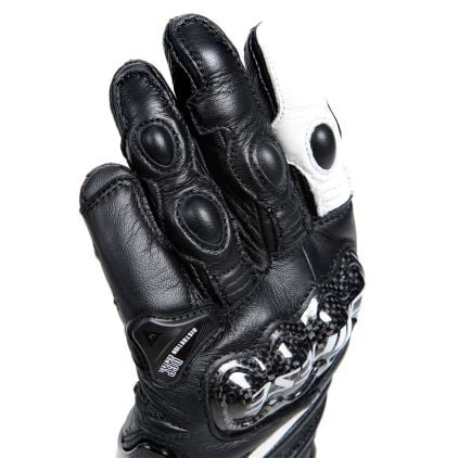 Dainese Carbon 4 Long Lady Leather Gloves Black Black White