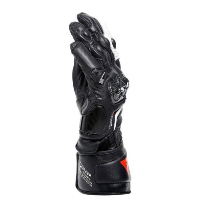 Dainese Carbon 4 Long Lady Leather Gloves Black Black White