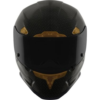 Icon Airframe Pro Carbon 4Tress Helmet Black Gold - Chromeburner
