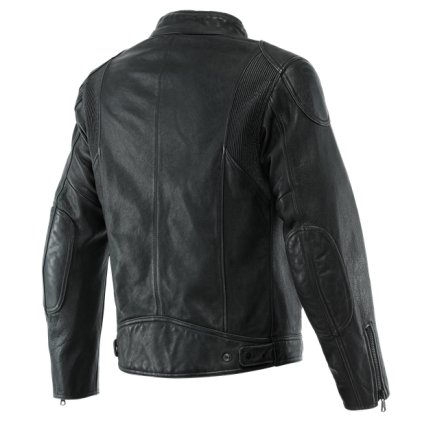 Dainese Atlas Leather Jacket Black - Chromeburner