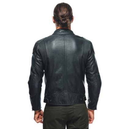 Dainese Atlas Leather Jacket Black - Chromeburner