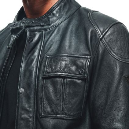 ダイネーゼ　Dainese ATLAS LEATHER JACKET サイズ54 Dainese Atlas Leather Jacket Black - Chromeburner