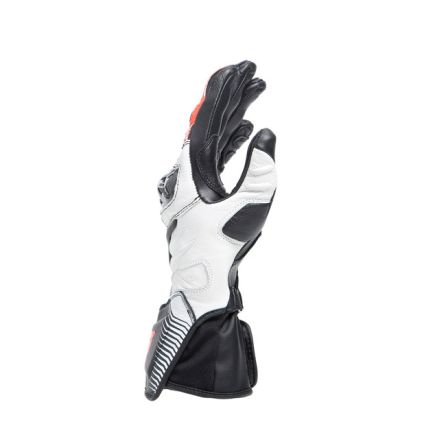 Dainese Carbon 4 Long Lady Leather Gloves Black White Red