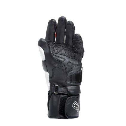 Dainese Carbon 4 Long Lady Leather Gloves Black White Red