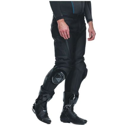 Dainese Delta 4 Leather Pants Black Black - Chromeburner
