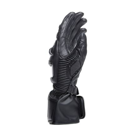 Dainese Druid 4 Leather Gloves Black Black Charcoal Gray