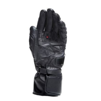 Dainese Druid 4 Leather Gloves Black Black Charcoal Gray