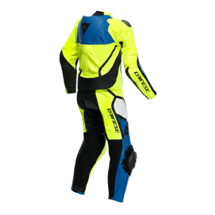 ダイネーゼ　ツナギ　GEN-Ｚ Dainese Gen-Z Junior Leather 1Pc Suit Perf. Fluo-Yellow Light Blue