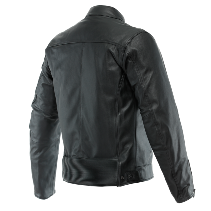 Dainese Zaurax Leather Jacket Black - Chromeburner