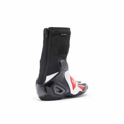 Dainese Axial 2 Air Boots Black White Lava Red - Chromeburner