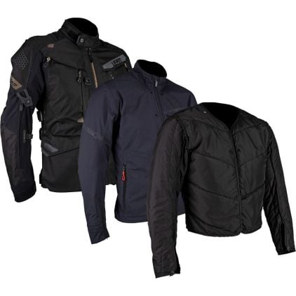 Leatt ADV MultiTour 7.5 Stealth Black Grey Waterproof Textile