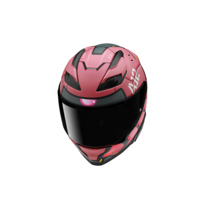 HJC F71 Zaku Bandai Namco Black Pink Full Face Helmet - Chromeburner