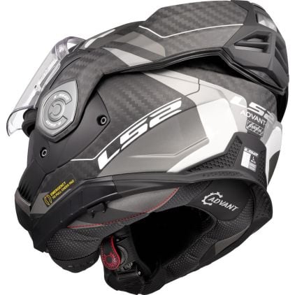 LS2 FF901 Advant X C Horizon Silver Grey 06 Modular Helmet