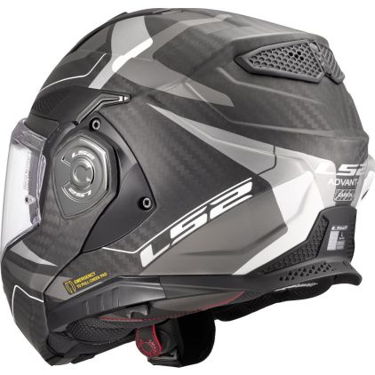 LS2 FF901 Advant X C Horizon Silver Grey 06 Modular Helmet