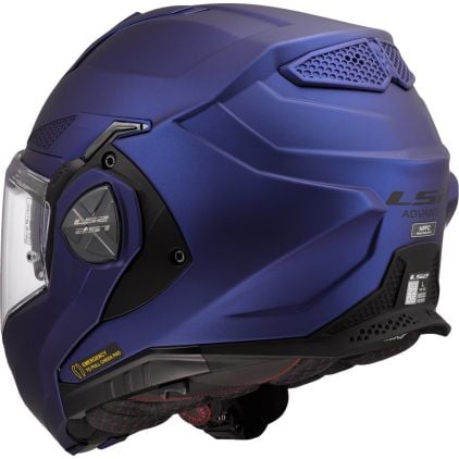 LS2 FF901 Advant X Solid Navy Blue 06 Modular Helmet - Chromeburner