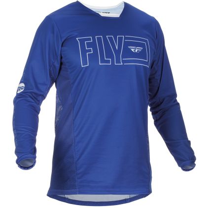 FLY Racing Kinetic Fuel Jersey Blue White