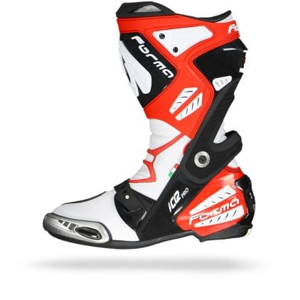 Forma Ice Pro Red Motorcycle Boots - Chromeburner