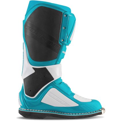 Gaerne SG-12 Turquoise White Motocross Boots - Chromeburner