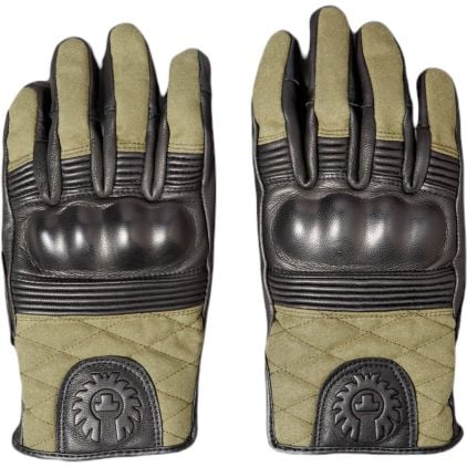 Belstaff Hampstead Guantes Negro Verdes Chromeburner