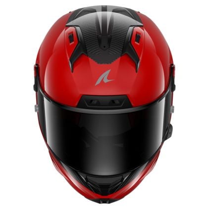 Shark Aeron-GP Blank SP DRA Carbon Red Anthracite Glossy Full Face